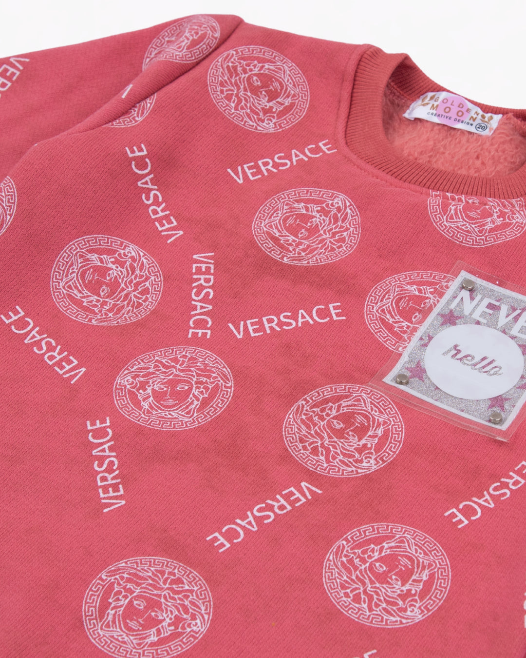 Girl Pink Street-Style Sweatshirt