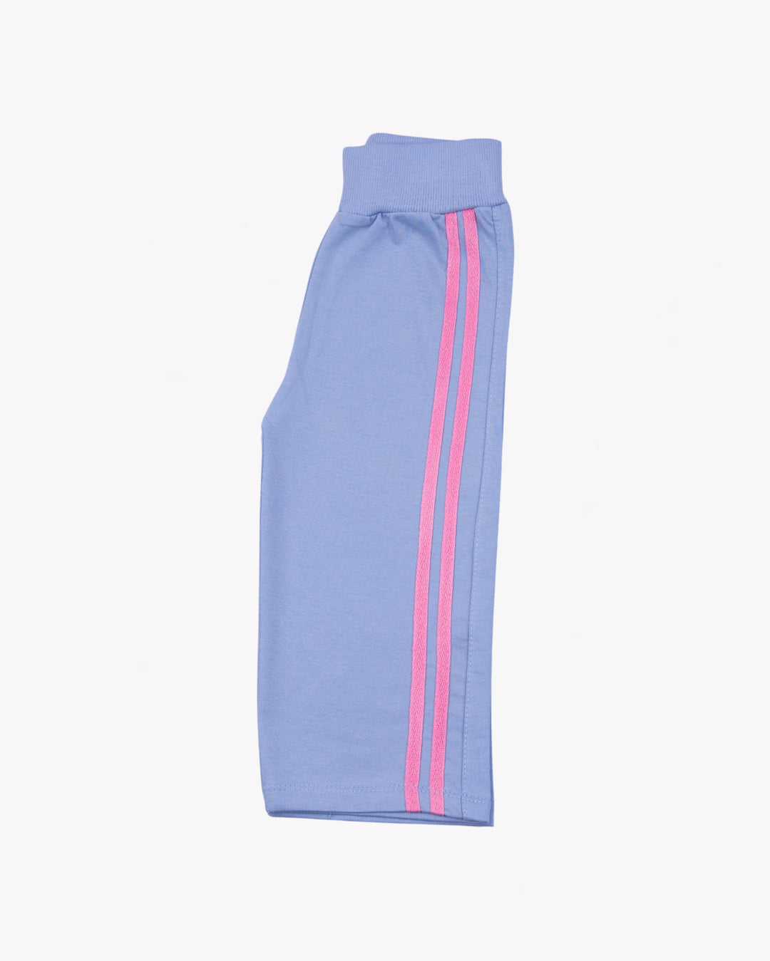 Girl Blue Butterfly Patch Crewneck & Stripe Pant Set