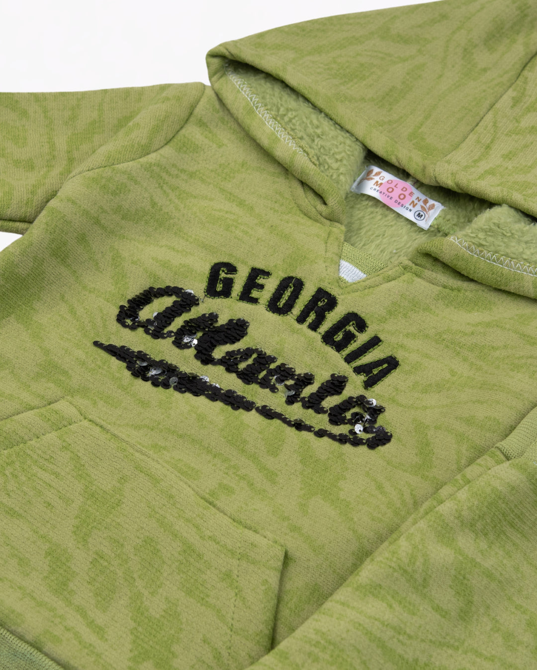 Girl Georgia Green Hooded Sweatshirt and Pant Set