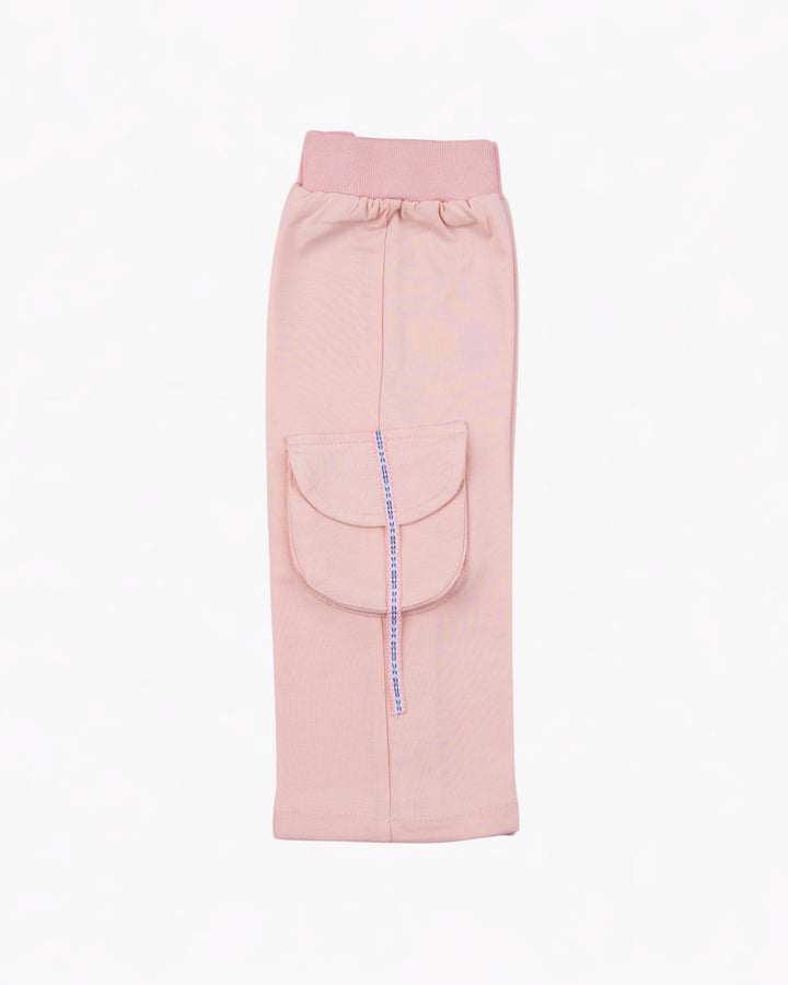 Girl Peach LOVE Hooded Top & Cargo Pant Set