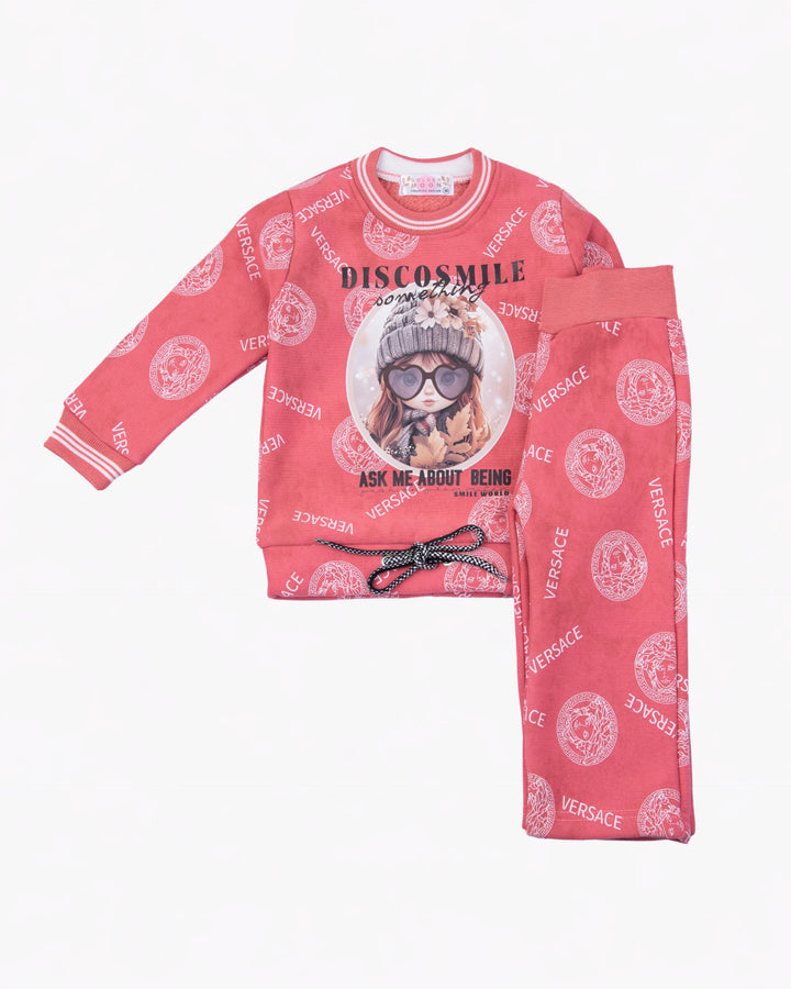 Girl Pink Disco Smile Nightwear