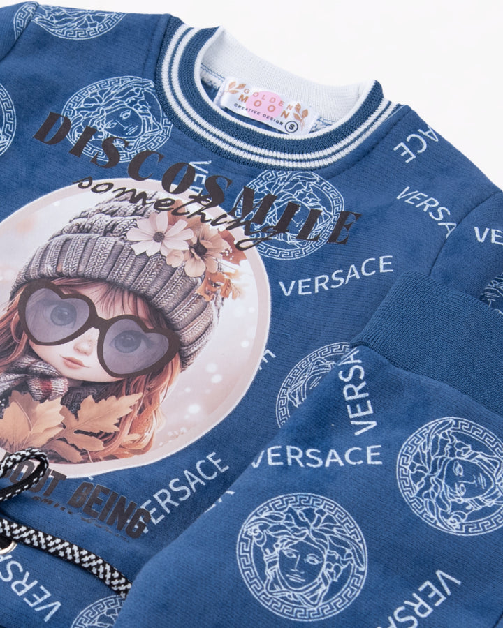 Girl Blue Disco Smile Nightwear