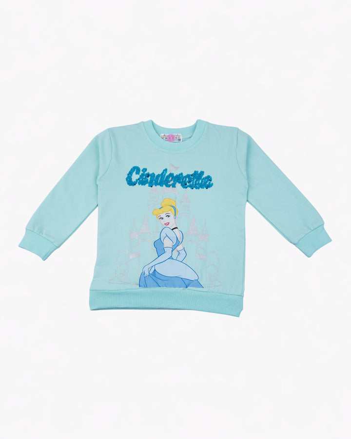 Girl Blue Fairytale Crewneck Sweatshirt