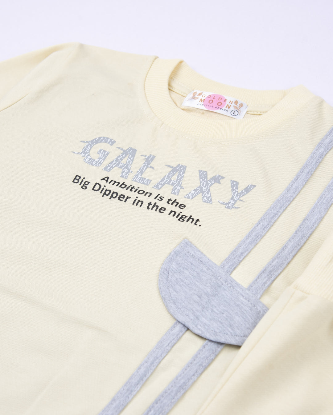 Girl Yellow Galaxy Crewneck and Pant Set