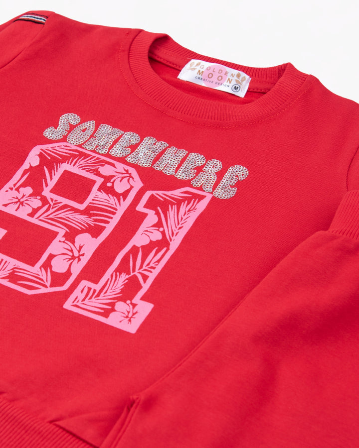 Girl Red 91 Crewneck and Pant Set