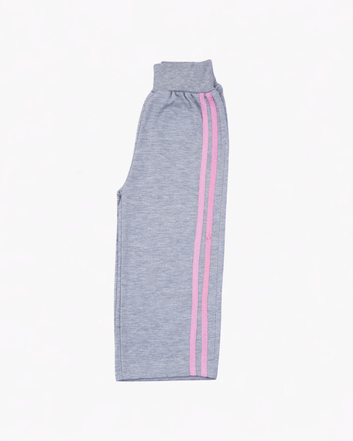 Girl Pink Sparkle Crewneck and Pant Set