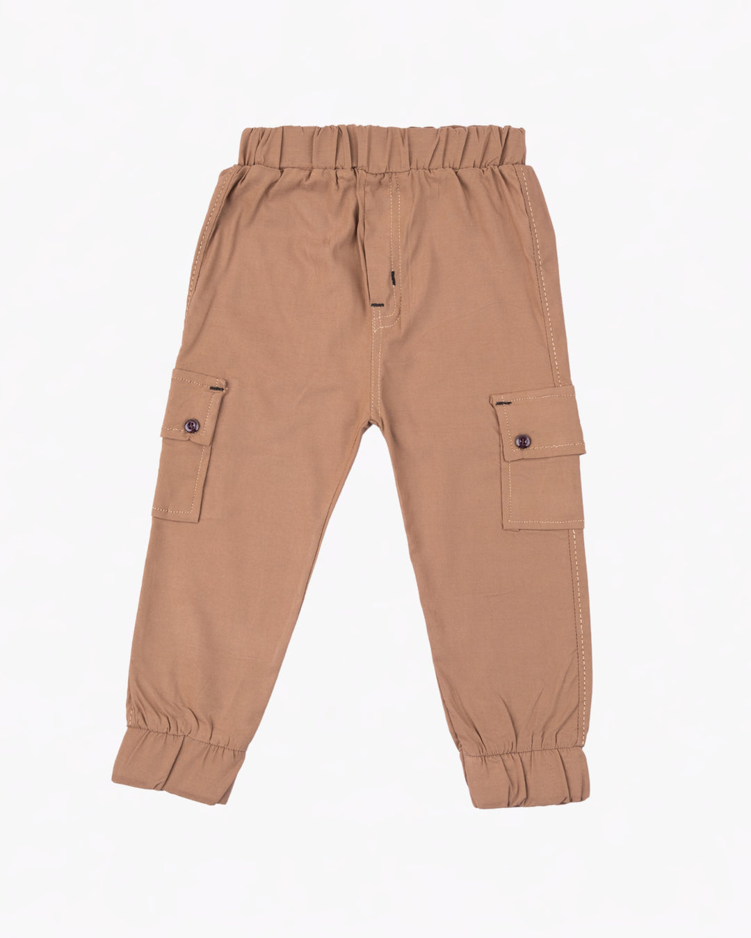 Boy Light Brown Pullover Jacket Set