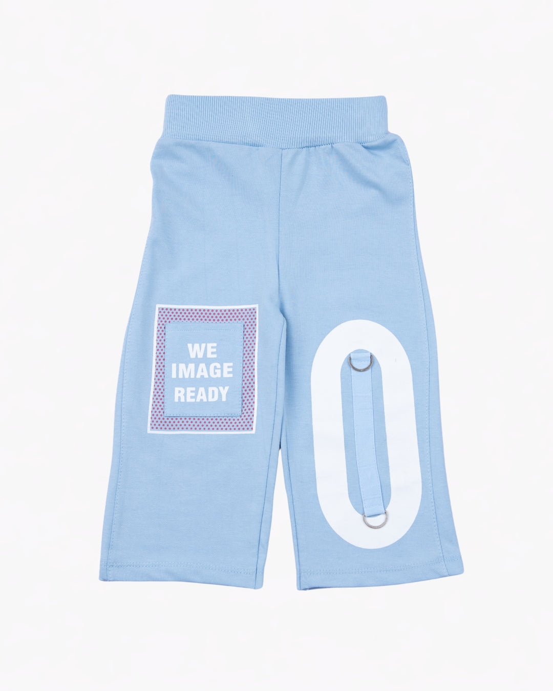 Girl Two-Tone Blue Top and Pant Set