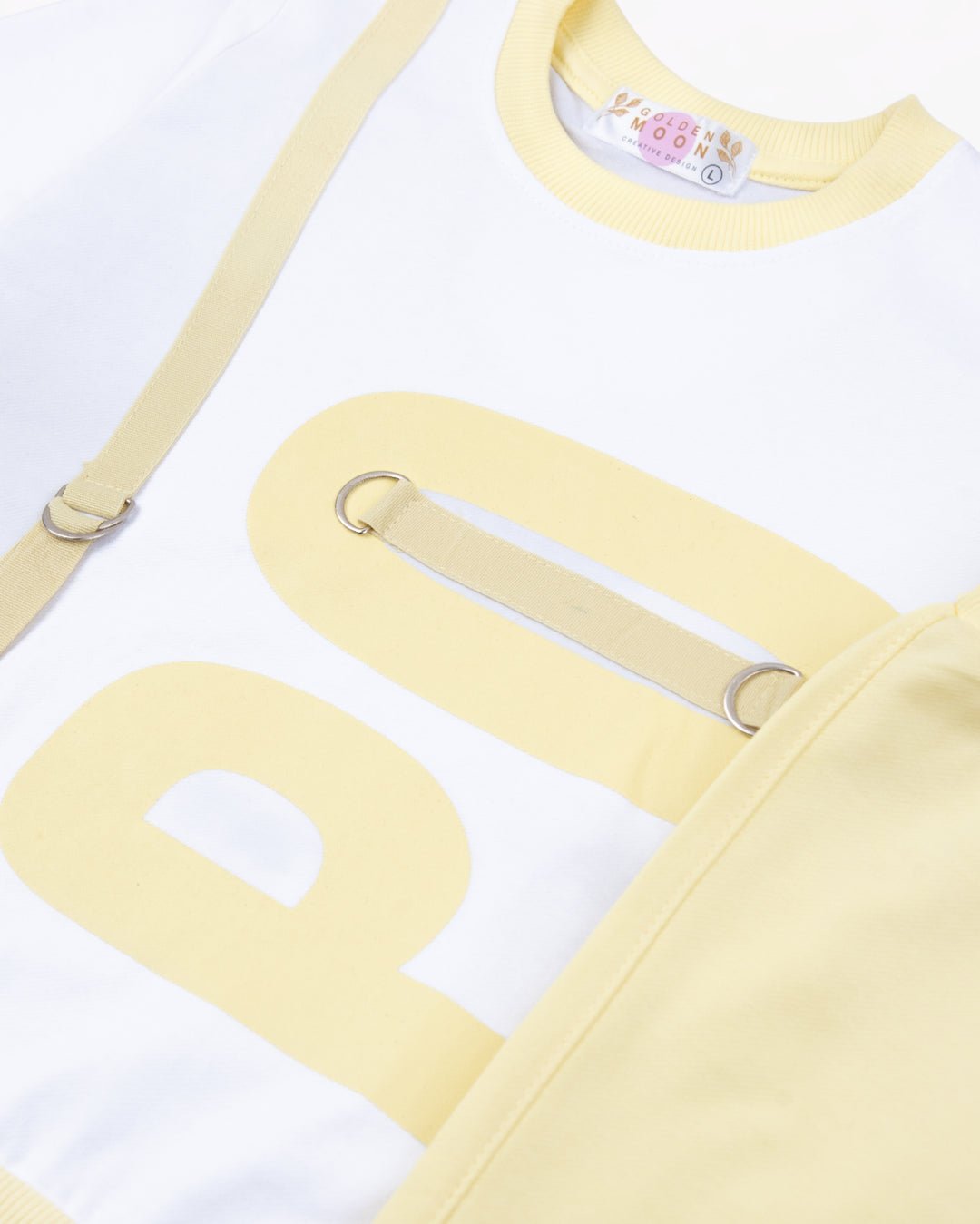 Girl Two-Tone Yellow Top and Pant Set