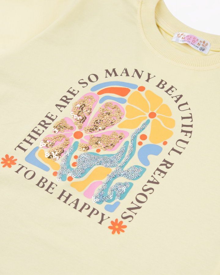 Girl Stay Wild Yellow Crewneck Sweatshirt