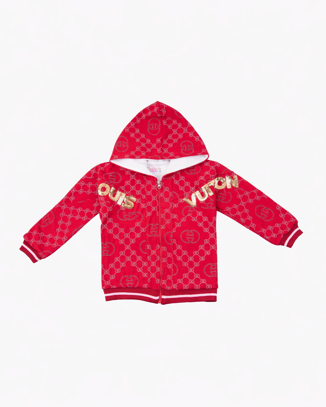 Girl Red Graphic Hoodie and Pant Set