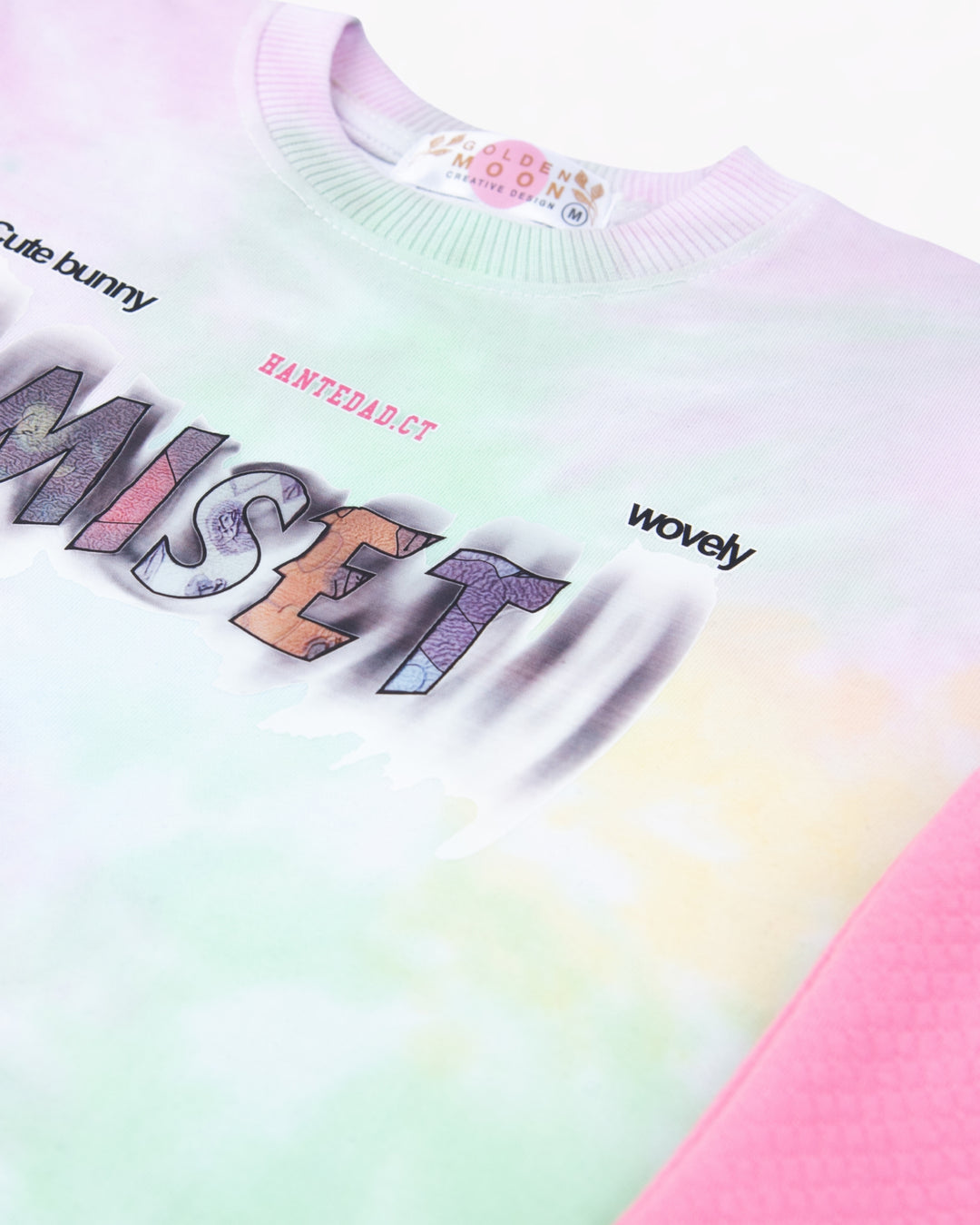 Girl Tie-Dye Sweatshirt and Pink Jogger Set